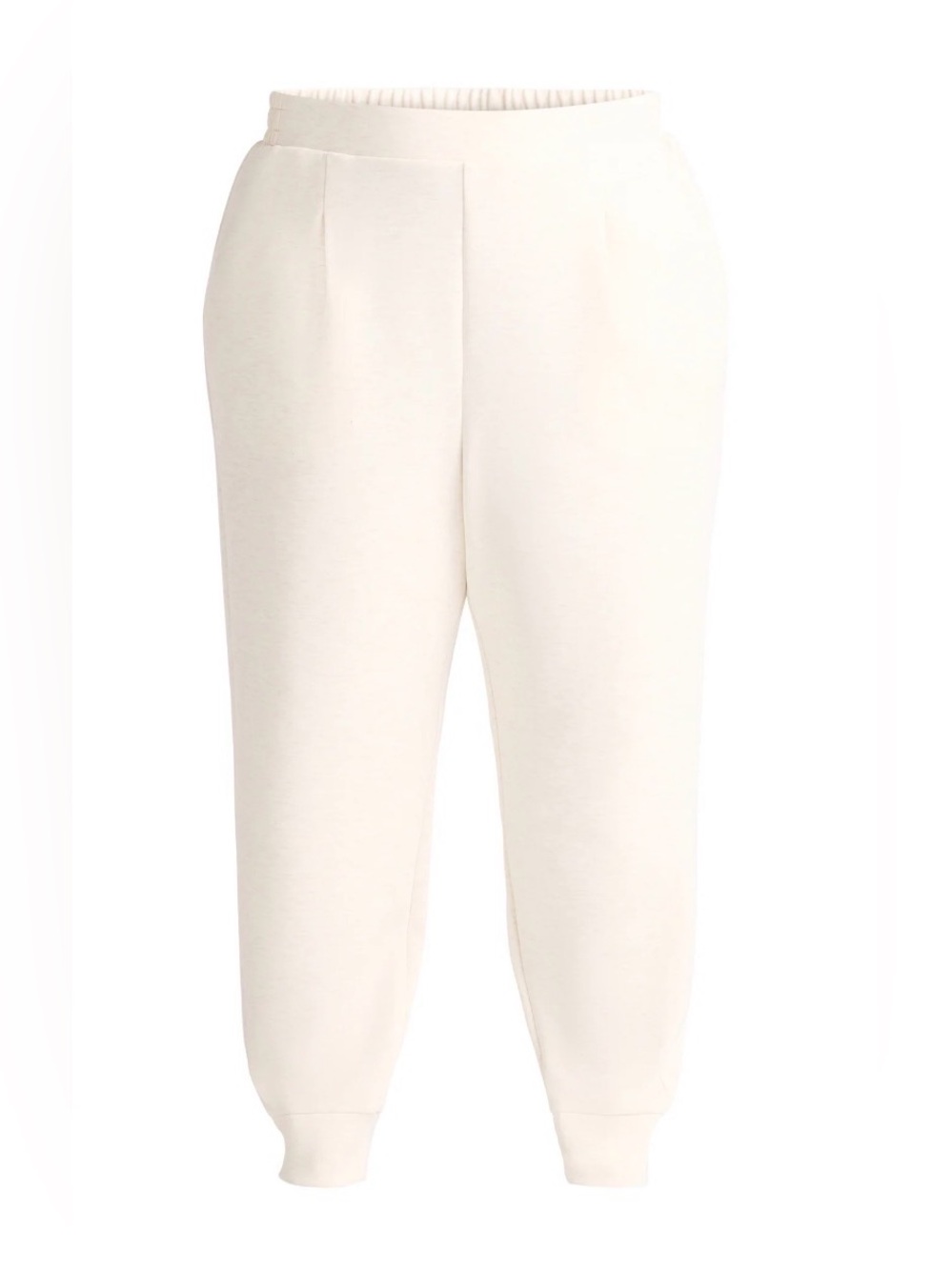 AVIA ScubaKnit Pleat Joggers with Pockets SIZE XL NWT Color- Wheat Heather - Picture 9 of 9